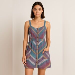 Ecote Urban Outfitters Boho Festival Mini Dress — Size S